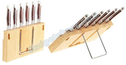 Gunter Wilhelm Cutlery 204 7-Piece Steak-Knife Set with Wooden Caddy