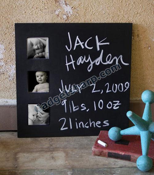 Multi-photo Chalkboard Frame