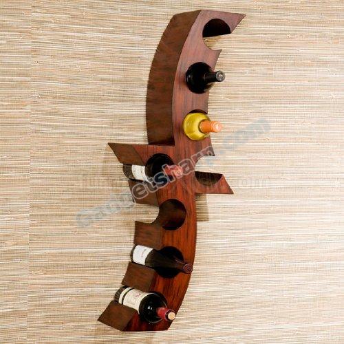 SEI Calabria Wall Mount Wine Rack