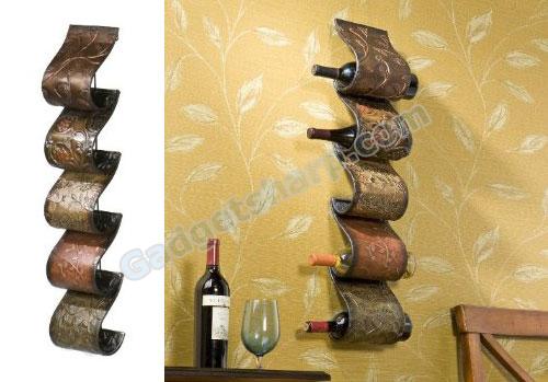 Florenz Wall Mount Wine Rack Sculpture