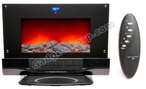 Electric Fireplace Heater with Remote Control