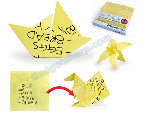 Origami Sticky Notes!