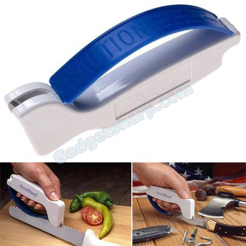 ACCUSHARP 001C Knife Sharpener, Diamond-Honed Tungsten Carbide