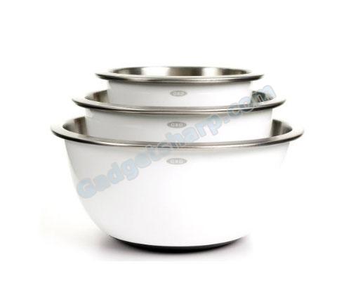 Oxo Good Grips 3-Piece Stainless-Steel Mixing Bowl Set