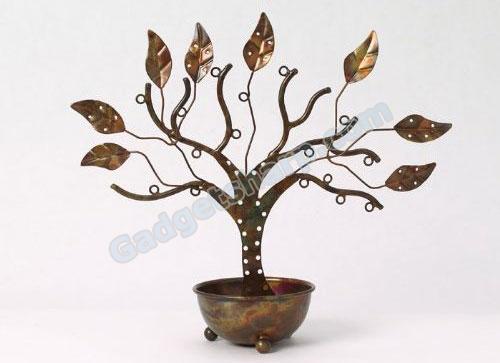 Jewelry Tree W/Bowl Large