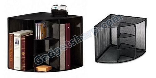 Rolodex 62630 Mesh Corner Desktop Shelf