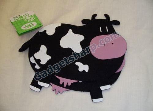 Black and White Cow Set of 2 Trivet Hot Mats