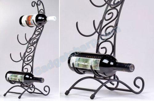 Cello 4 Bottle Wine Rack is Perfect for the Musician