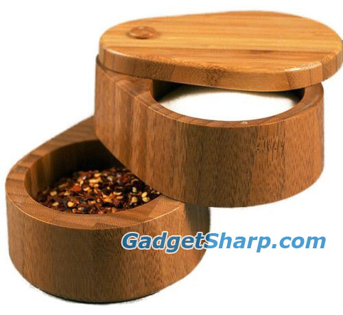 Bamboo Double Salt Box