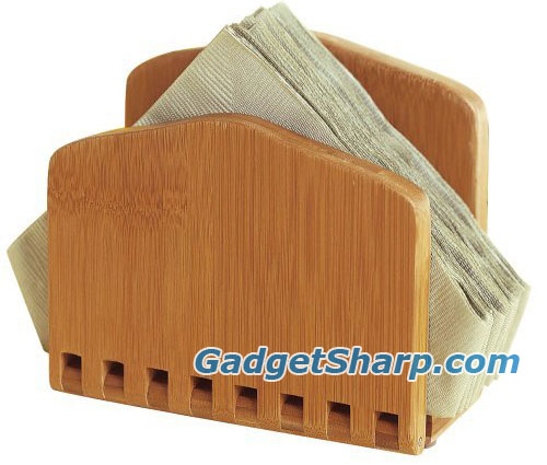 Bamboo Adjustable Napkin Holder