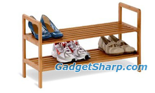 Honey-Can-Do Bamboo Shoe Shelf