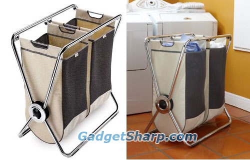 simplehuman double x-frame hamper