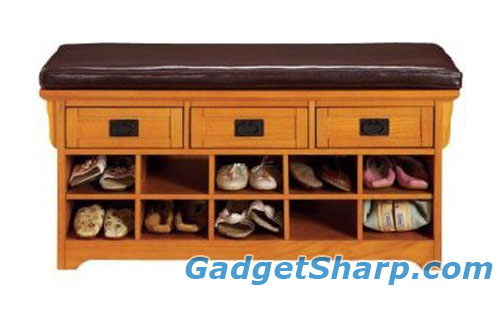 Craftsman 42w Storage Bench With Open Shoe Storage