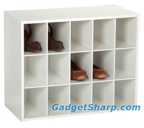 ClosetMaid 15-Cube Laminate Shoe Organizer