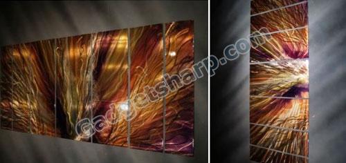 Large Abstract Metal Wall Art by Artist Ash Carl