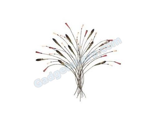 Tree Branch Wall Art Metal Iron Colored Tips