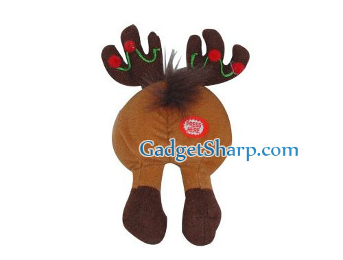 Tootin Tushies Farting Reindeer Ornament by Tekky Toys