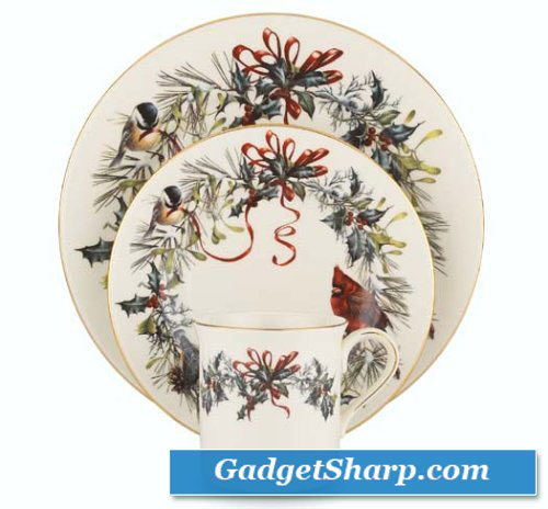 Winter Greetings 12-Piece Dinnerware Set