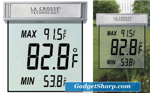 La Crosse Technology Digital Window Outdoor Thermometer with