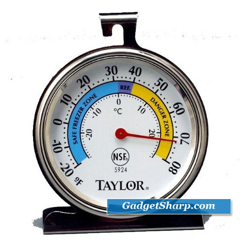 Large Dial Refrigerator Thermometer With Red Indicator -30-30 Deg C/-20-80  Deg F - Accurately Monitor Temperature For Freezer, Refrigerator, And  Cooler - Temu