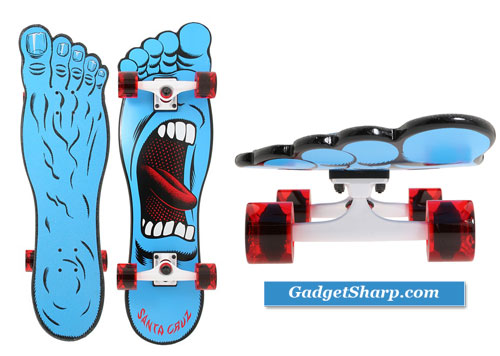 Santa Cruz Screaming Foot Right Cruzer Complete Skateboard