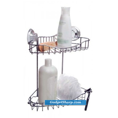 Sure-Loc Corner Shower Caddy (Chrome)