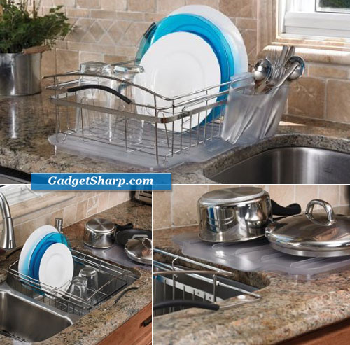 Polder 3 Piece Compact Dish Rack System