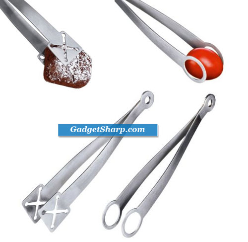 Stainless Steel Appetizer Tongs