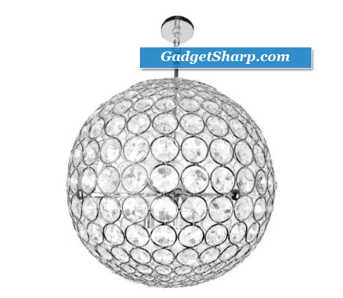 21-Inch Crystal Sphere Chandelier