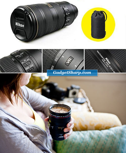 The Coffee Mug in the Shape of Nikon 24-70 Lens