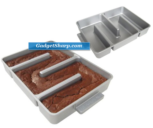 Baker's Edge Nonstick Edge Brownie Pan