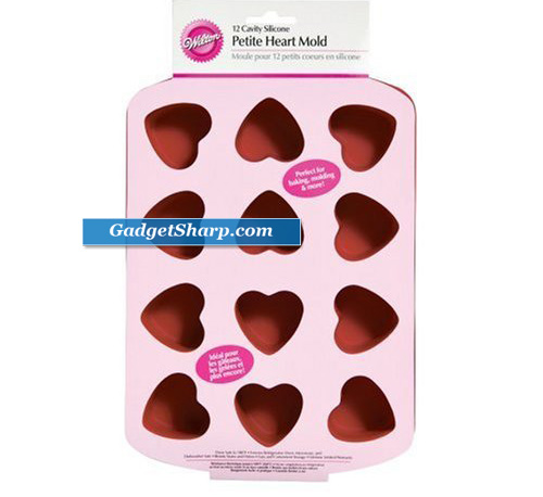 Silicone 12 Cavity Heart Pan