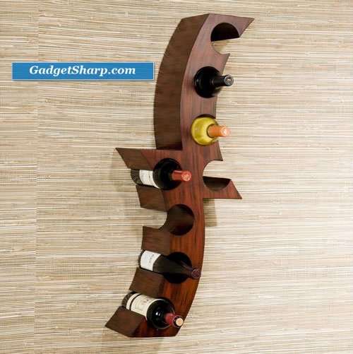 SEI Calabria Wall Mount Wine Rack