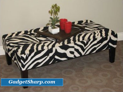 4D Concepts Joanie Zebra Coffee Table