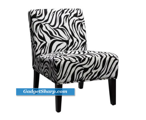 Dolce Lounge Chair - Zebra Print