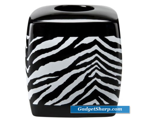 Zebra Tissue Box Cover