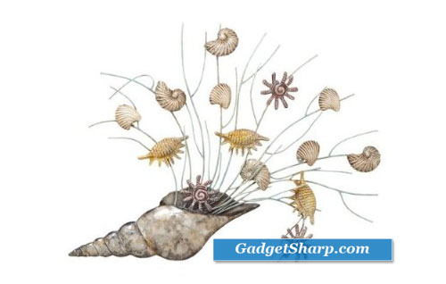 Seashell Shell Wall Art Bathroom Decor