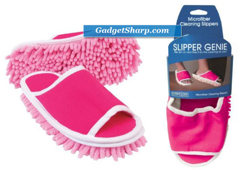 Slipper Genie Microfiber Cleaning Slippers