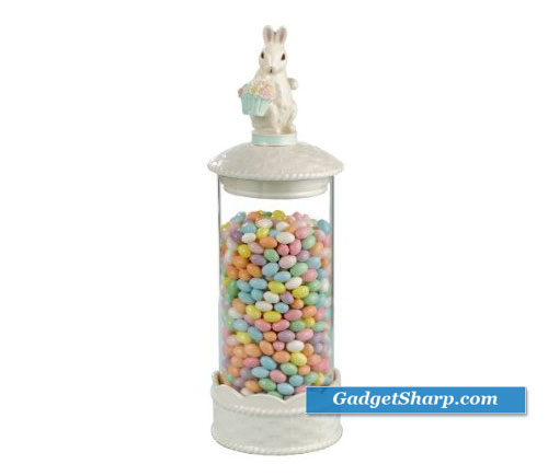 15-Inch by 4-1/2-Inch Bunny Canister