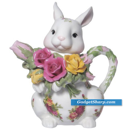 Royal Albert Old Country Roses Spring Bunny Teapot