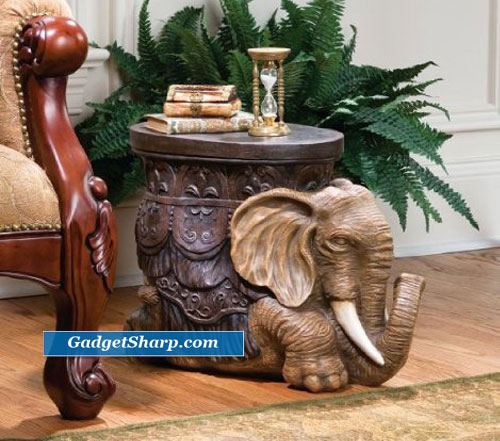 The Sultans Elephant Sculptural Side Table