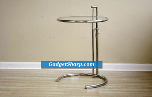 Baxton Studio Eileen Gray-style Stainless Steel Accent Table