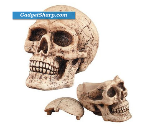 Skull Head Ashtray/Container