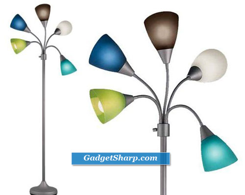 Room Essentials? Blue Floor Lamp 5 head