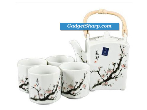 Japanese Cherry Blossom Tree Tea Set
