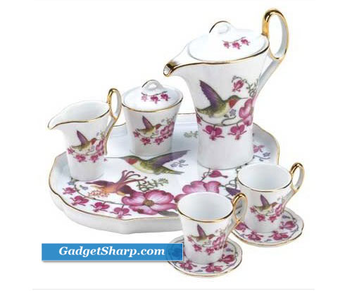 Hummingbird Miniature Tea Set