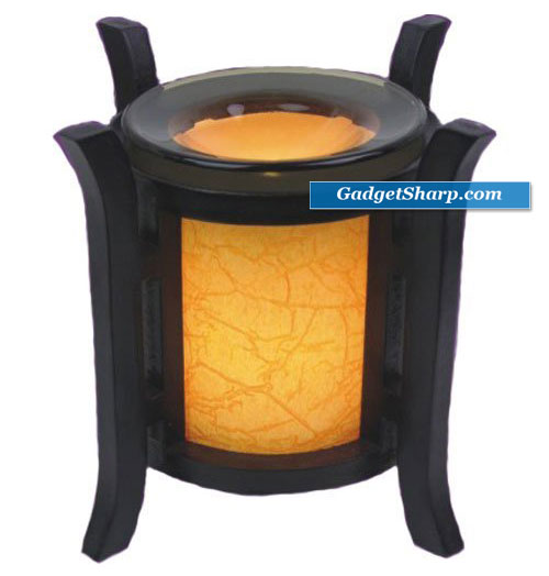 Lantern Style Orange Electric Oil Warmer