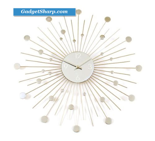 Starburst Retro Wall Clock