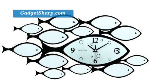 Ashton Sutton Wall Clock, Under the Sea With Fish