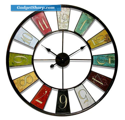 Infinity Instruments Kaleidoscope- 32 Metal Wall Clock